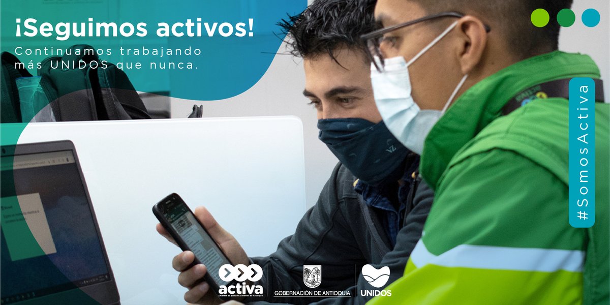 ActivaCo's tweet photo. Día a día nos conectamos para seguir dando lo mejor de nosotros. UNIDOS somos capaces de cumplir cualquier reto y de enfrentar cualquier desafío. 👩💻👨💻
#SeguimosActivos https://t.co/WL9dxh7Fu3