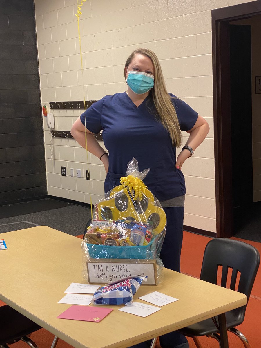 IpyeWildcats's tweet photo. Happy Nurses Appreciation to our Nurse Meagen! You have stepped into big shoes but are filling them nicely!! ⁦@BibbSchools⁩ ⁦@CamishaSneed⁩ https://t.co/nfzVQmpMMG