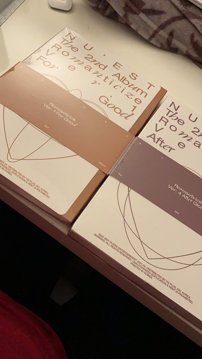 wooslut's tweet photo. My nuest albums finally came in🥰 https://t.co/e9zhrmhXXW
