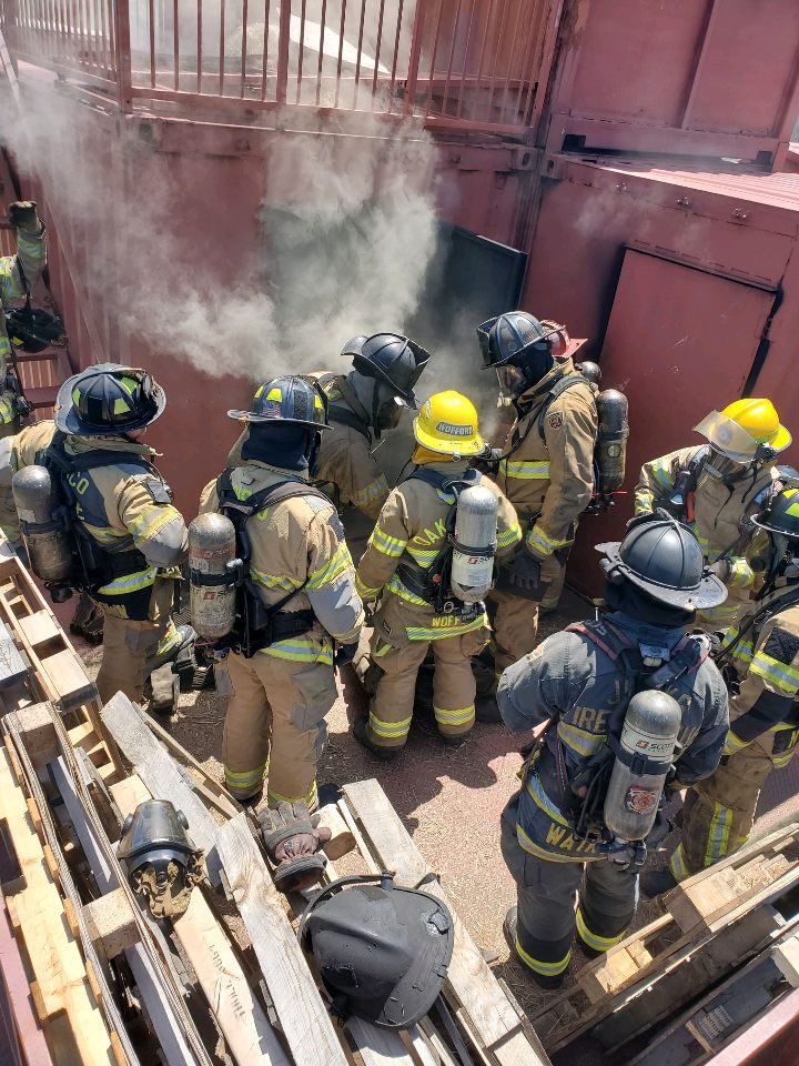 OKFirefighters's tweet photo. Day 1 is complete of the 2021 John F. Futhey II State Fire School! Thank you to host departments Tulsa, Owasso, and Broken Arrow for helping us out with their amazing hospitality! #okfirefighters #osfa #sfs https://t.co/YTPuhAPodZ