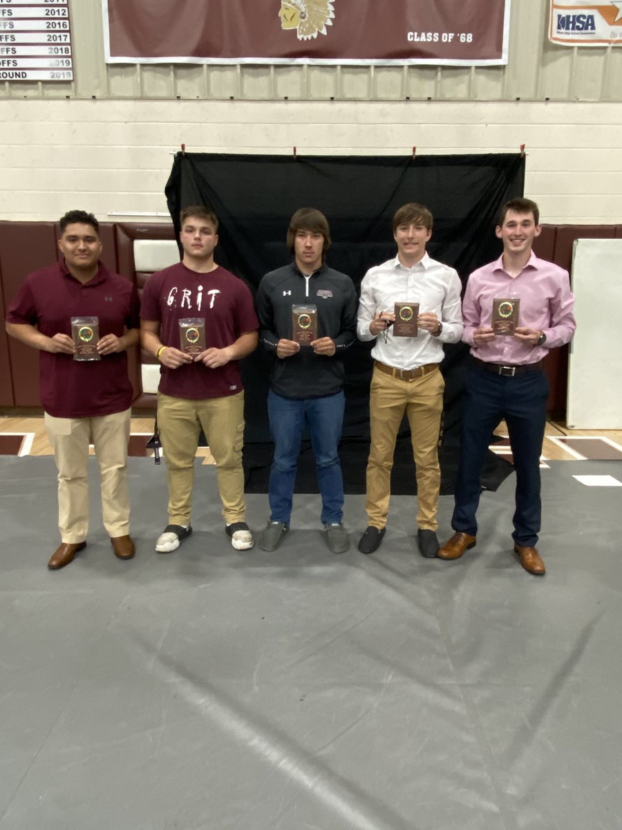 WatsekaFootball's tweet photo. Spring 2021 Team Award Winners.
Yeraldo Deleon: Most Improved.
@tylordurflinge1: Defensive MVP.
Shawn Farris: Best Lineman.
@rigsby_maddux: Most Spirited.
@curry_conner: Offensive MVP.
#WarriorPride https://t.co/A5JZhl9TCp