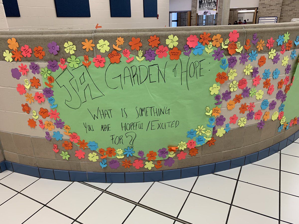 SBJohnAdamsHigh's tweet photo. Check out what has sprouted at JA! “JA Garden of Hope” https://t.co/pofGjumRpZ