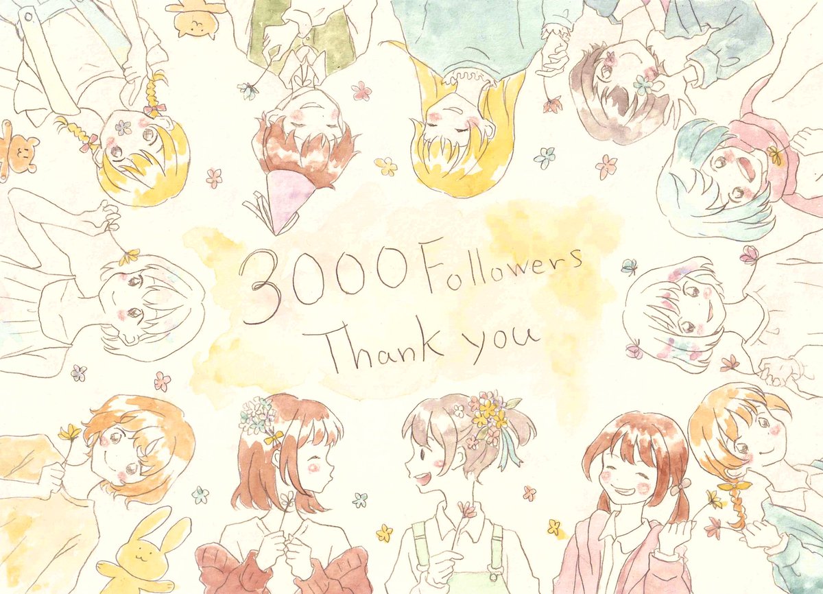 3000followers ありがとうございます!!💐

(そして、無事に今日風船上がりました…!!!✨) 