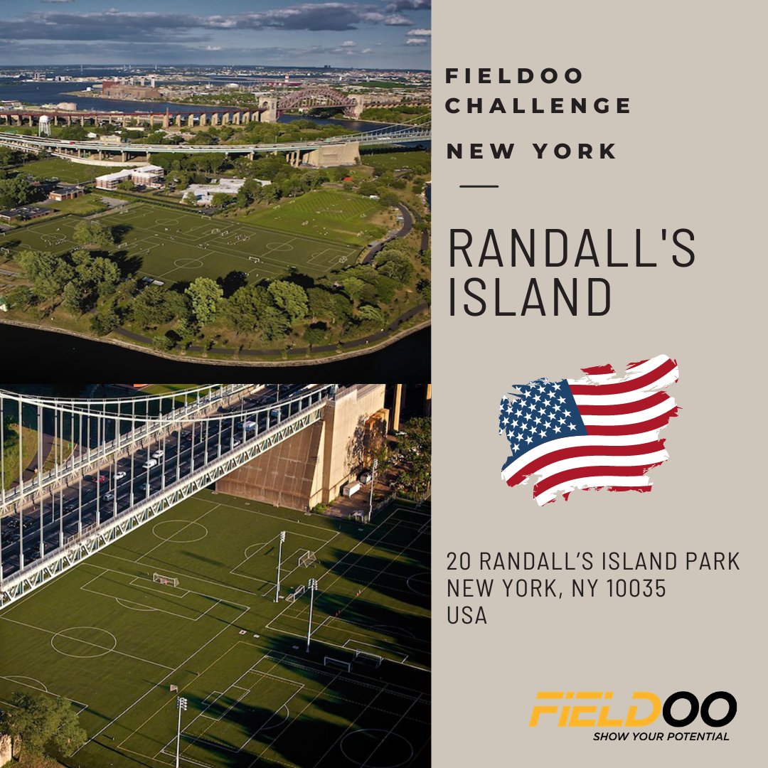 Fieldoo's tweet image. 🚨Fieldoo New York Challenge 🇺🇸

LOCATION📍

Randall's Island is located under the Triborough Bridge in the East River, between Manhattan, the Bronx and Queens.

Now it's time to #showyourpotential‼️

#Fieldoo #soccertryout #opentryout #soccer #NYC #FieldooNewYorkChallenge