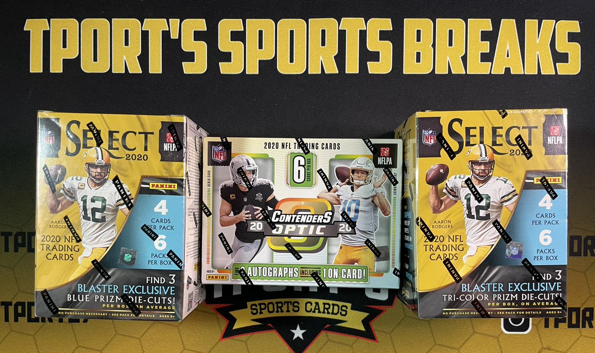 Tport27's tweet photo. Hello all! We have a random team SELECT and OPTIC CONTENDERS HOBBY mixer tomorrow night at 8PM CST!

$28 per spot for one, $27 each for 2, and $25 each for 3+!

New customers receive 15% off with code “NEW15”

Purchase your spots here!
https://t.co/a9DeNICW64

*PayPal and Card* https://t.co/ODI7UU2Kgm