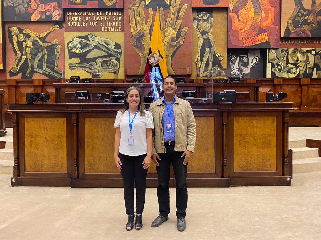 Ya en Quito, en la Asamblea Nacional. La víspera de iniciar funciones con el Compromiso de representar de la mejor manera a mi Esmeraldas, por un Ecuador mejor.