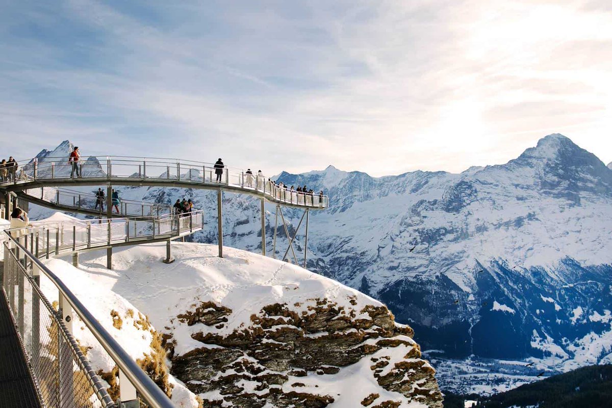 NewInZurich's tweet photo. Fancy a trip to the #mountains? How about going on the #FirstCliffWalk by #Tissot at GrindelwaldFirst? See details: https://t.co/dbte6Hr3yf  
@Jungfraubahn_CH @JungfrauRegion #jungfrauregion @GrindelwaldCH @1000Switzerland #MySwitzerland #switzerland https://t.co/Pv6nrwPGId
