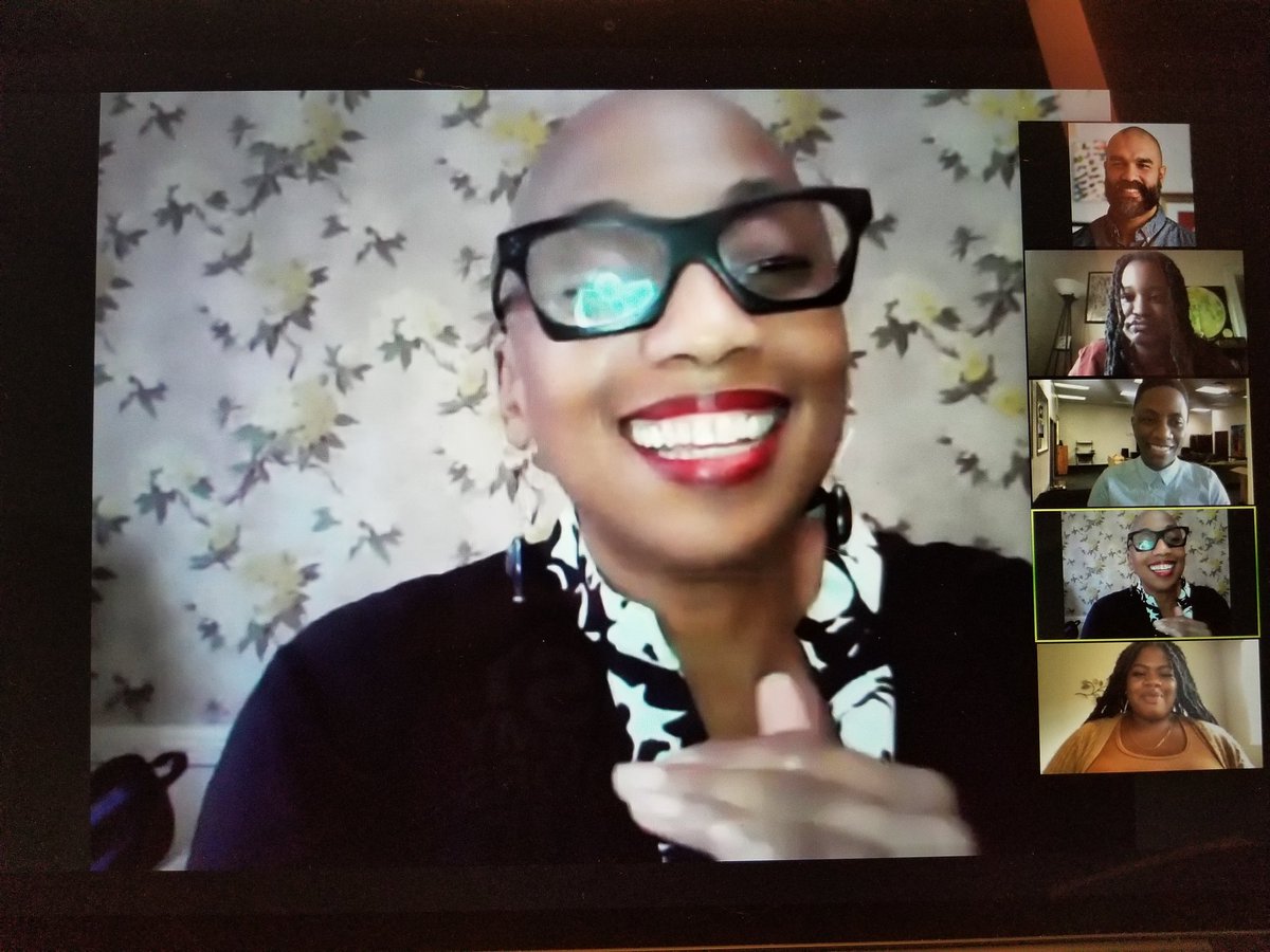 akbrashear's tweet image. ready and excited for this @affinityCS joint. "Being Black and Queer: Challenging Misconceptions and Making Room" is happening now. ✊🏾🖤