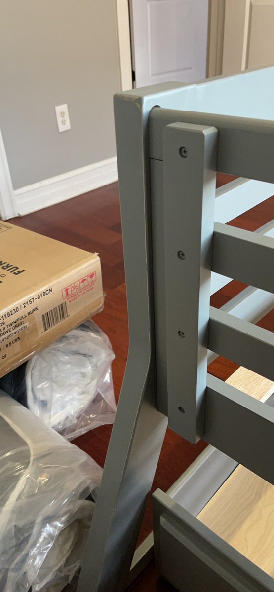 Gabe_Meneses's tweet photo. Do NOT BUY from @MyBobs they deliver broken furniture and give you the run around for a refund and replacement. Now my daughters have no bed to sleep on, not offering a refund, and replacement pieces will take almost a month to be delivered and installed. https://t.co/dUojNtCY9J