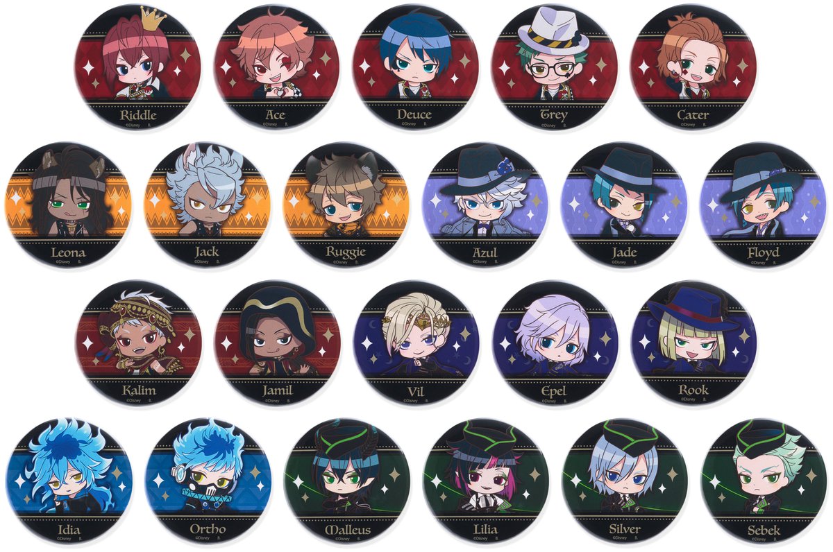 ツイステグッズ新作予約情報 バンコレ で予約開始 ハピクロ ディズニー ツイステッドワンダーランド 缶バッジ T Co Uckaa5acyl ディズニー ツイステッドワンダーランド よりオリジナルデフォルメイラストの缶バッジが登場