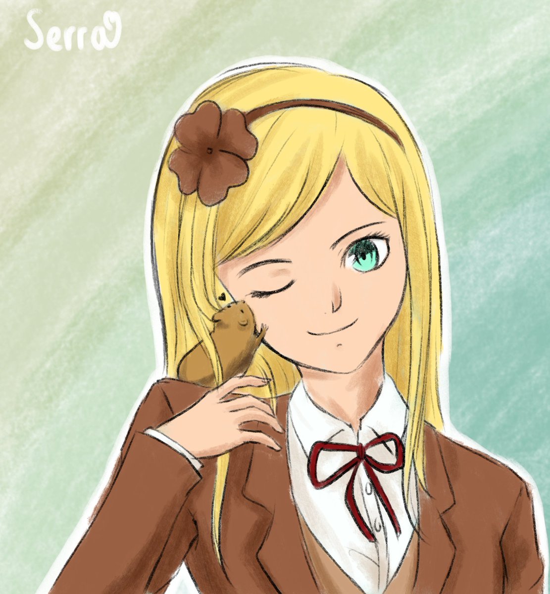 SerraShiMaco's tweet photo. Chu ~<3 #danganronpa #sonianevermind #artwork #animeart #digitalart https://t.co/1pS5nGeygj