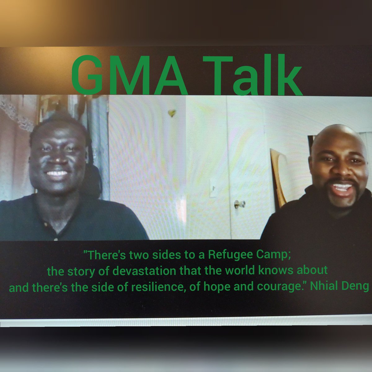 More than a Refugee.
🙏🏾
YouTube Video: youtu.be/Fd6SHVqo9vw
✍🏾
#GMATalk #Refugees #WithRefugees #IBelong #TheJourney #OnlyTogether #Refugee #Kakuma #Kenya #ForEveryChild #Youtuber #Youtube #TalkShow