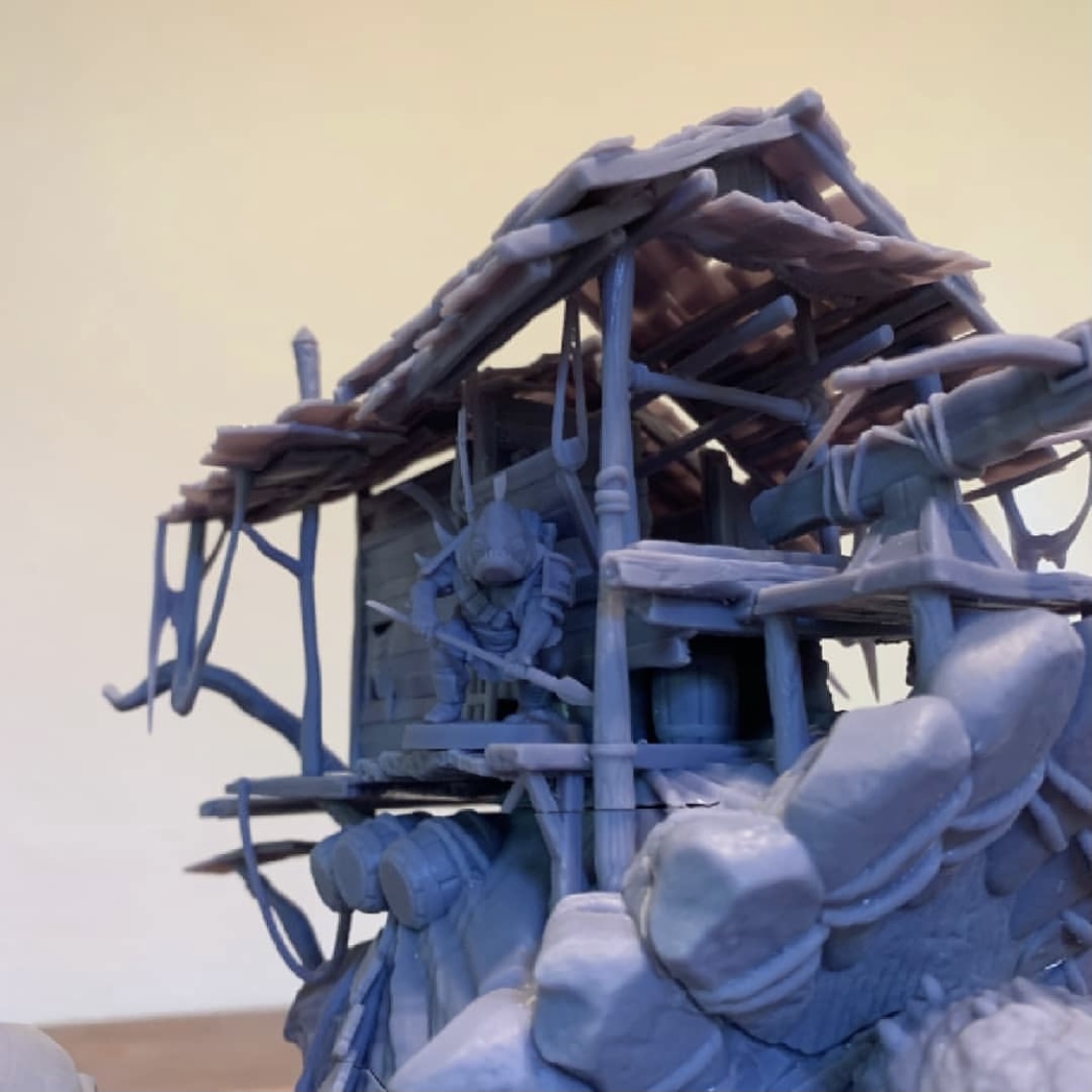 Check out this awesome print job of this months release!!! This was printed by <a href="/scattermasters/">scattermasters</a> on Instagram! Well done! The Lodgeback Snapper looks seriously awesome!
​​#dragontrapperslodge #snappingturtle #printedmini #turtle #3dprinted #3dprinting #dnd #dungeonsanddragons