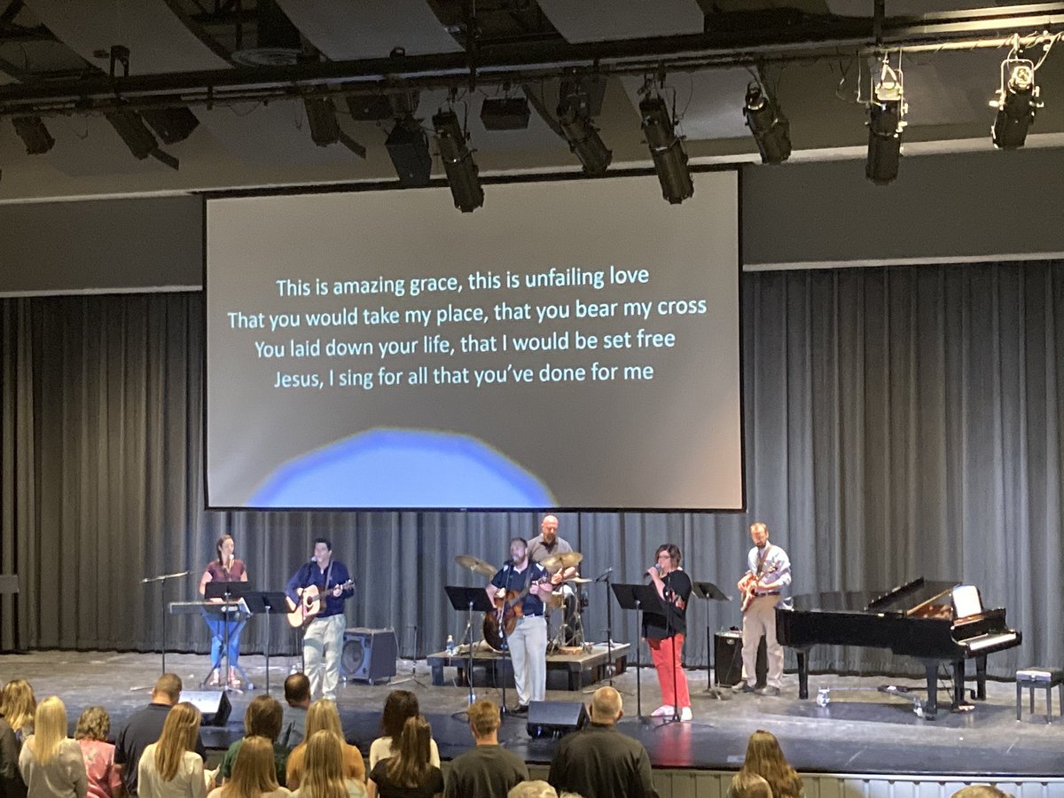 So excited to celebrate our amazing Seniors as a part of our 2021 Baccalaureate. Thank you to our amazing staff who provided the music for the event.