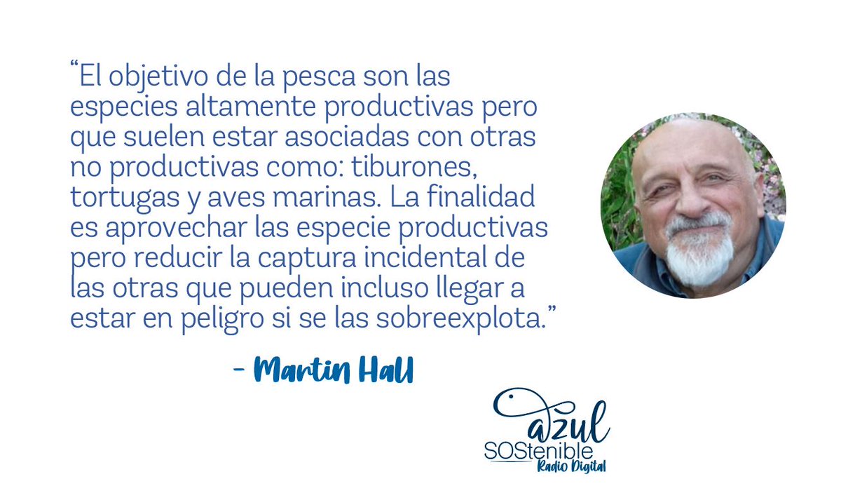 Revisa la entrevista completa con el Ph.D. Martin Hall sobre las pesquerías sostenibles y  la reducción de capturas incidentales y descartes

 📹Link de #Youtube: youtu.be/upXO3wl6iUs