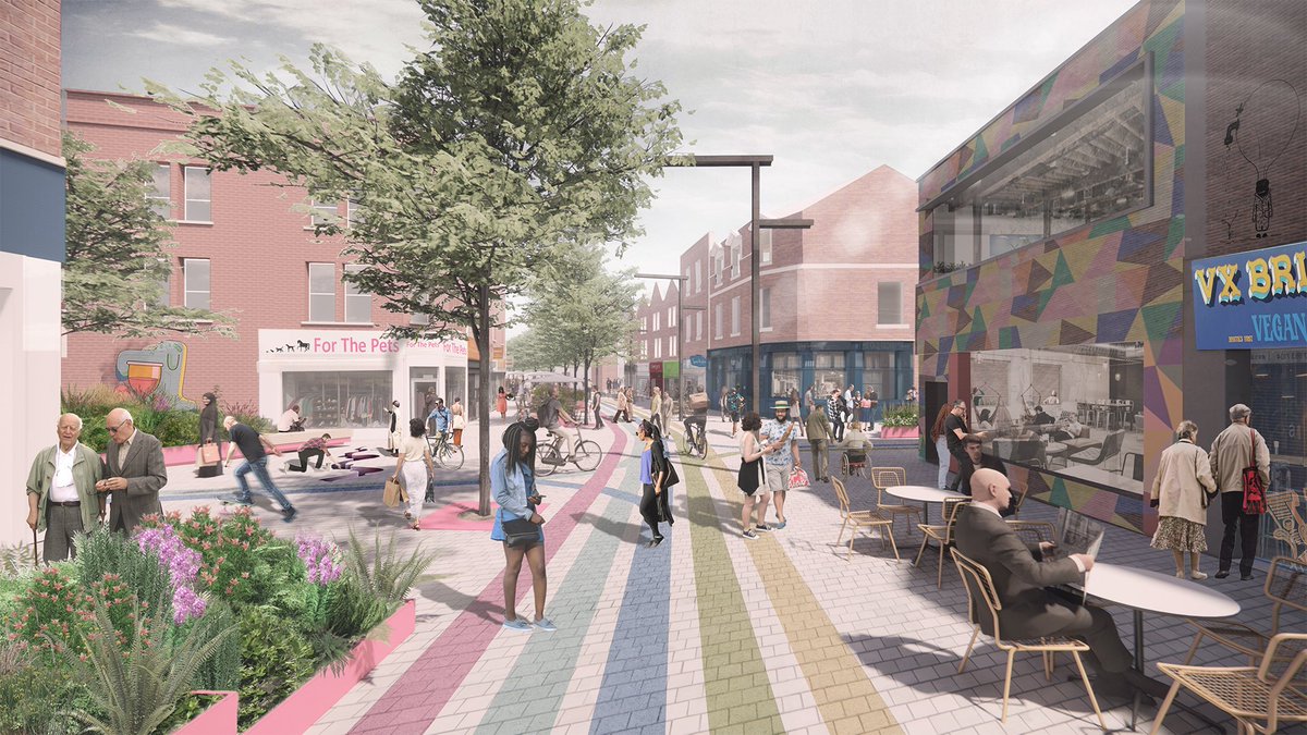 mcgregorcoxall's tweet photo. One of #Bristol's most historically significant high streets is set to undergo a major transformation following the approval of the East Street Placemaking and Public Realm Masterplan by a client partner team featuring @BristolCouncil and @BedminsterBID

https://t.co/ZdRcNzzcpW https://t.co/cuFXmkzom4