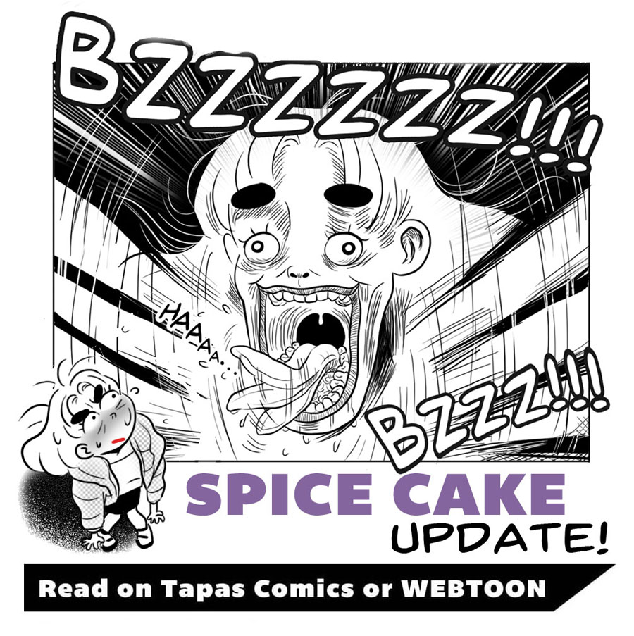 New Spice Cake comic pages are up!
🍰Read on Tapas: https://t.co/wgSAWsCtyS
🍰Read on WEBTOON: https://t.co/CVS0WMExgb
🍰Read Spice Cake on Dillyhub: https://t.co/10RMBKBFoW
#webcomic #webcomicupdate
