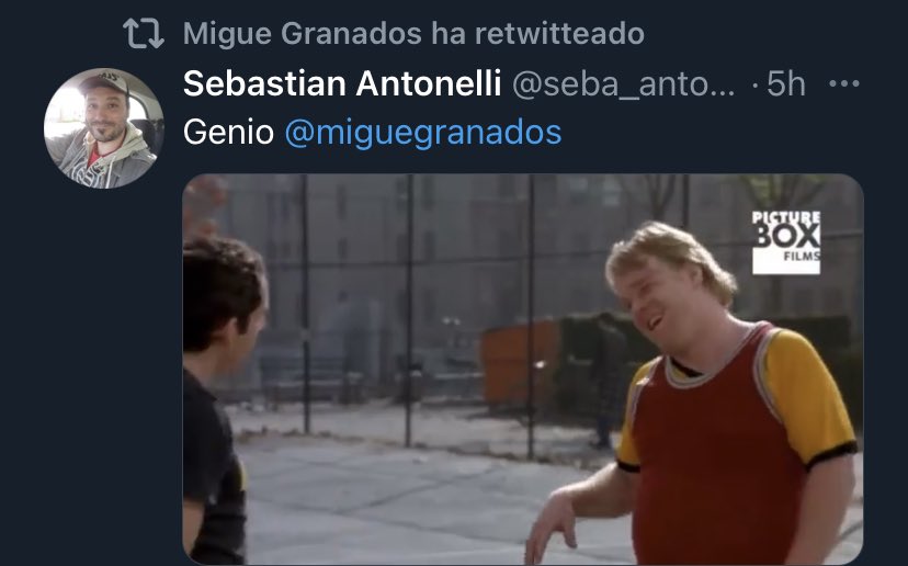 seba_antonelli's tweet photo. Jajaja sos un crack
#orangeBear
#miÚnicoHéroeEnEsteLío https://t.co/ayYjiXOeHr