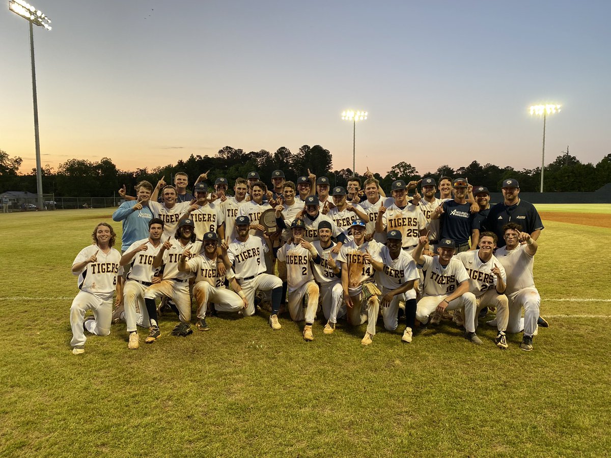 Congrats to <a href="/AndrewTigersBSB/">Andrew College Baseball</a> on winning the Region 17 Championship.
