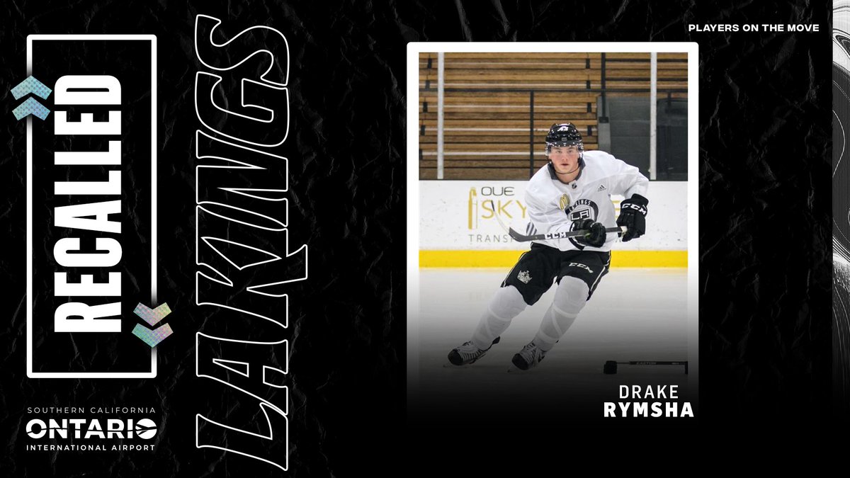 LAKings's tweet photo. 𝐼𝑛 𝑜𝑢𝑟 𝑓𝑒𝑒𝑙𝑖𝑛𝑔𝑠 about Drake Rymsha (@DRymsha23) recalled under emergency conditions to the Kings roster from the taxi squad.

Players on the move ✈ @flyONT https://t.co/aVA6JycAcF
