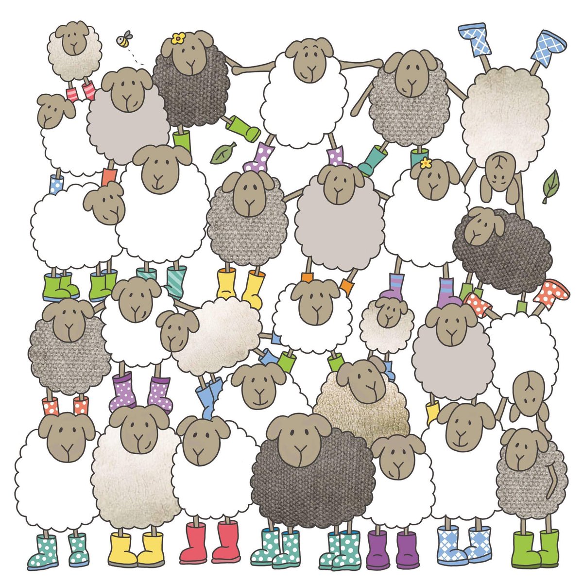 Another new card design - yes we have been busy. This is now available to buy online and there is a A4 print to match... and a mug... and a coaster! #sheep #sheepmug #sheepprint #sheepcoaster #lakedistrict #herdwick #felltarn #wellies #cardwholesale #illustration