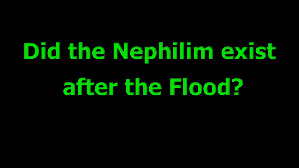 El_BibleHouse's tweet photo. Nephilim, Rephaim n Anakim. 
One of d fascinating, yet most misunderstood topics of d Bible.
Thru Lord's help, v delve into an in-depth study of this topic, n understand everything that d Scripture says about it.
#Nephilim #Genesis6 #DaysofNoah #Numbers13
https://t.co/nvt2oTpC7W https://t.co/UrGdhVySjY