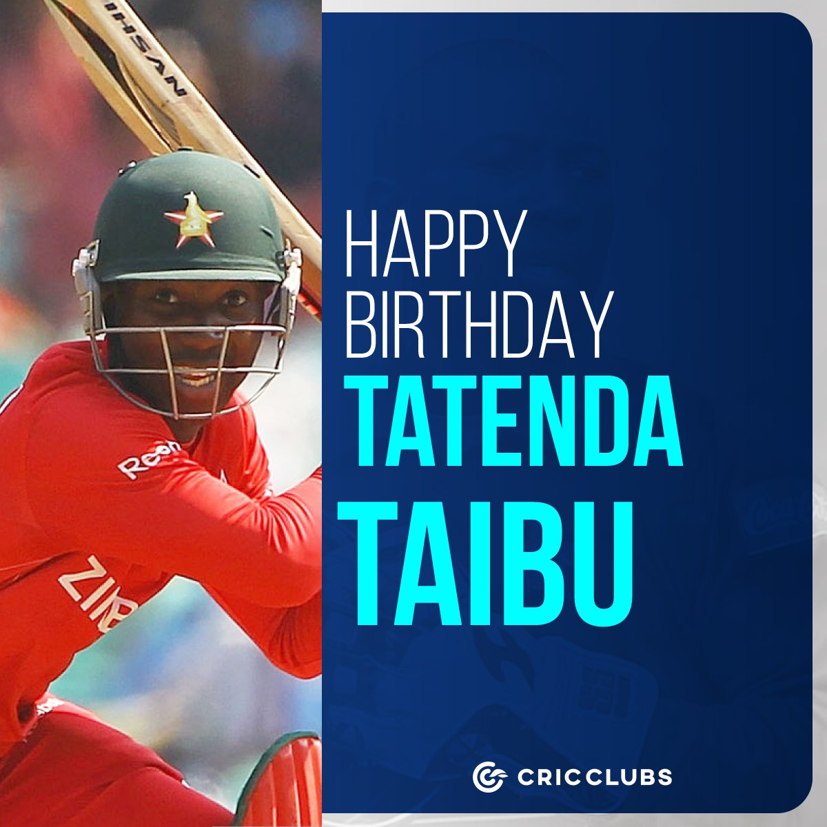 Wishing former Zimbabwe captain Tatenda Taibu a very happy birthday.    