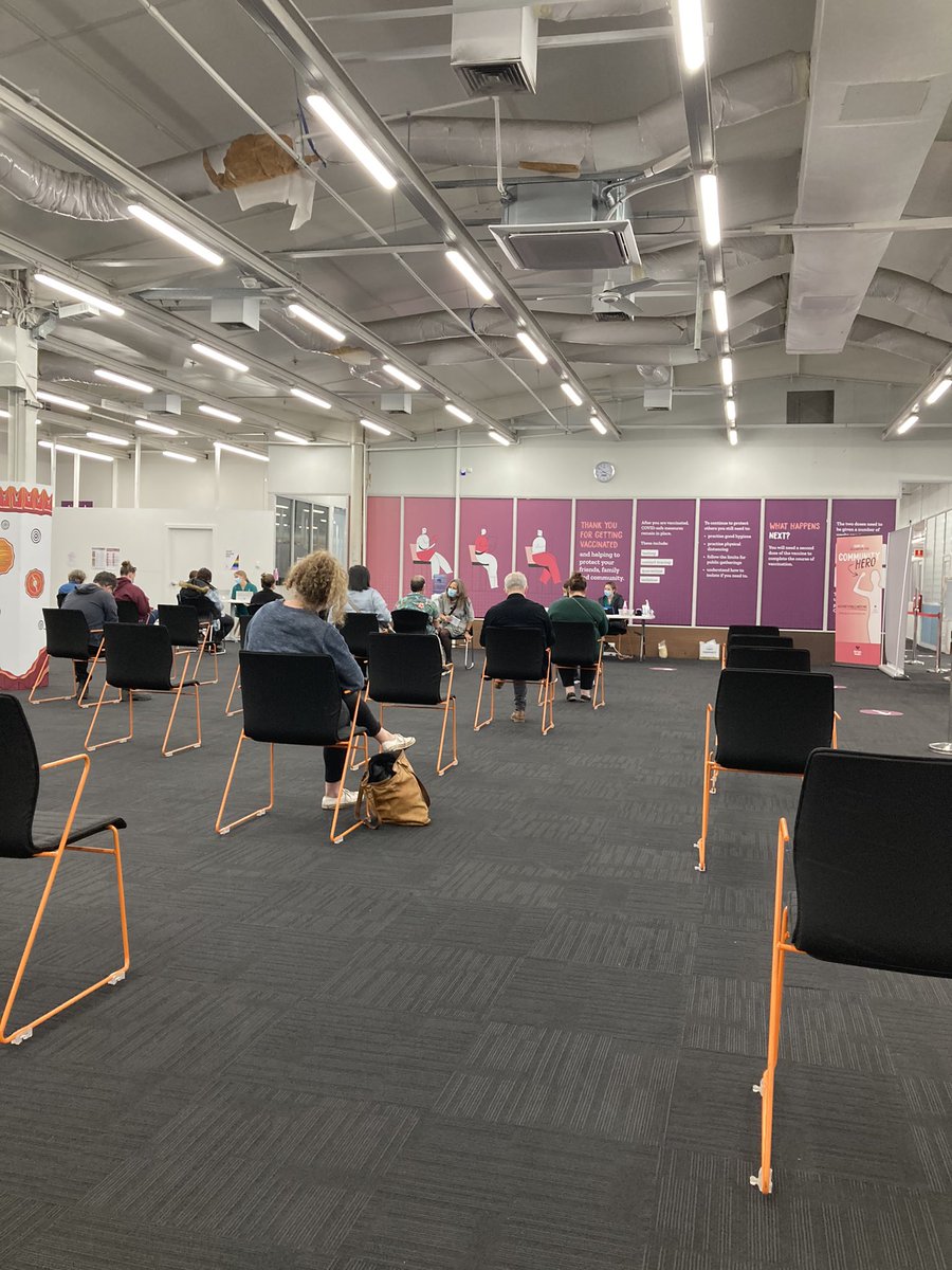 Got the jab! Great set up at the old Ford factory in #geelong super friendly and helpful staff #COVID19Vaccination