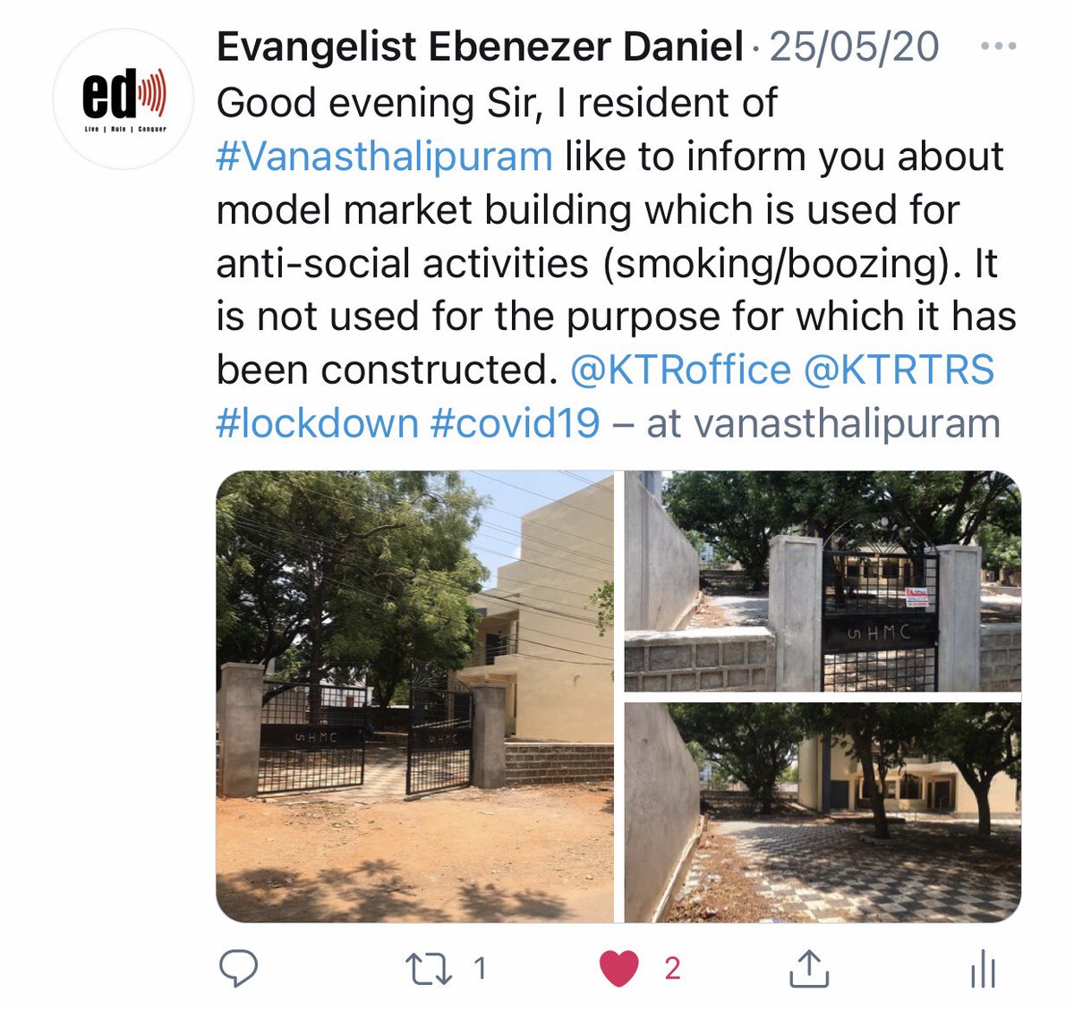 ituPixelStudio's tweet photo. @KTRTRS These tweets are tweeted last year about the situations which we are facing at our place #Vanasthalipuram and till now there is no action taken. And, now you are telling that you are here to answer. What’s this Sir Ji ! https://t.co/VxS6UsL8RW
