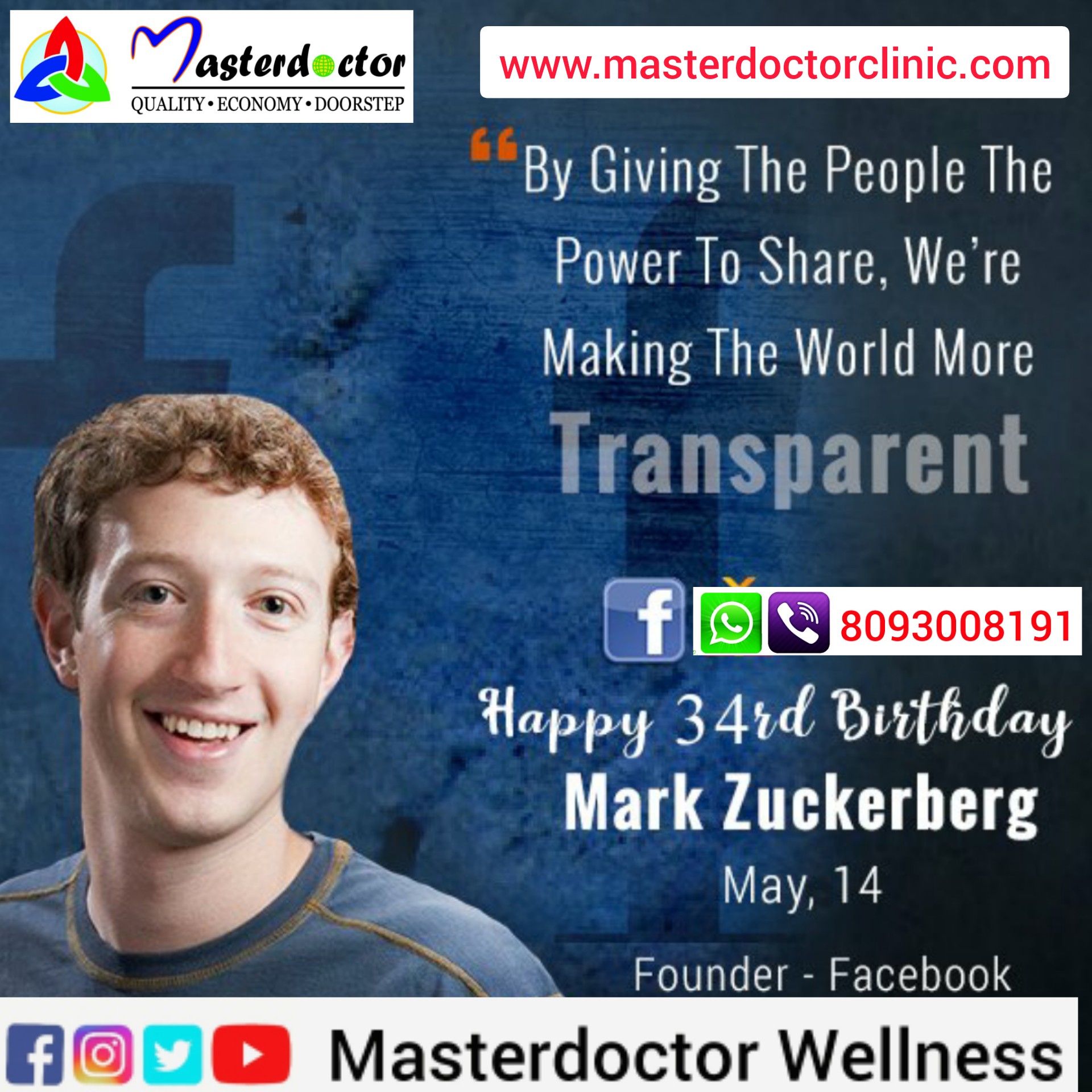 HAPPY BIRTHDAY - Mark Zuckerberg  