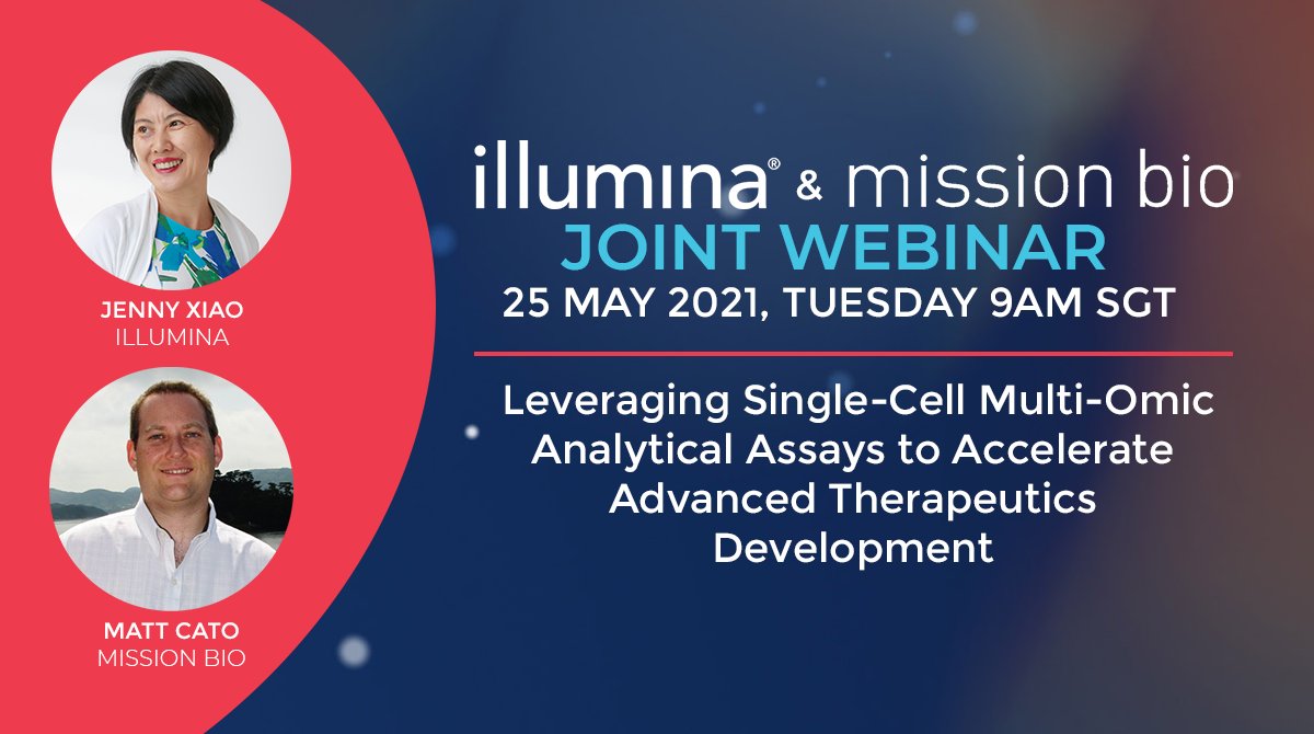 How will you use #singlecell sequencing in your research? In this webinar hosted with <a href="/MissionBio/">Mission Bio</a> and <a href="/illumina/">Illumina</a>, we’ll discuss Cell &amp; Gene Therapy. Register at bddy.me/3w66SQ0