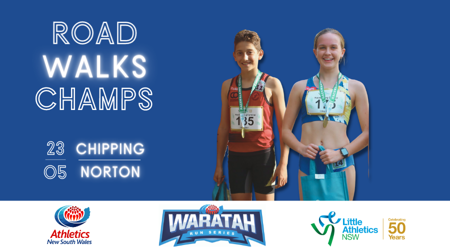 Little Athletics NSW is excited to co-host the 2021 Road Walks Championships with <a href="/athleticsnsw/">Athletics NSW</a>

The Championships will be held at Angle Park Chipping Norton, Sunday 23 May.