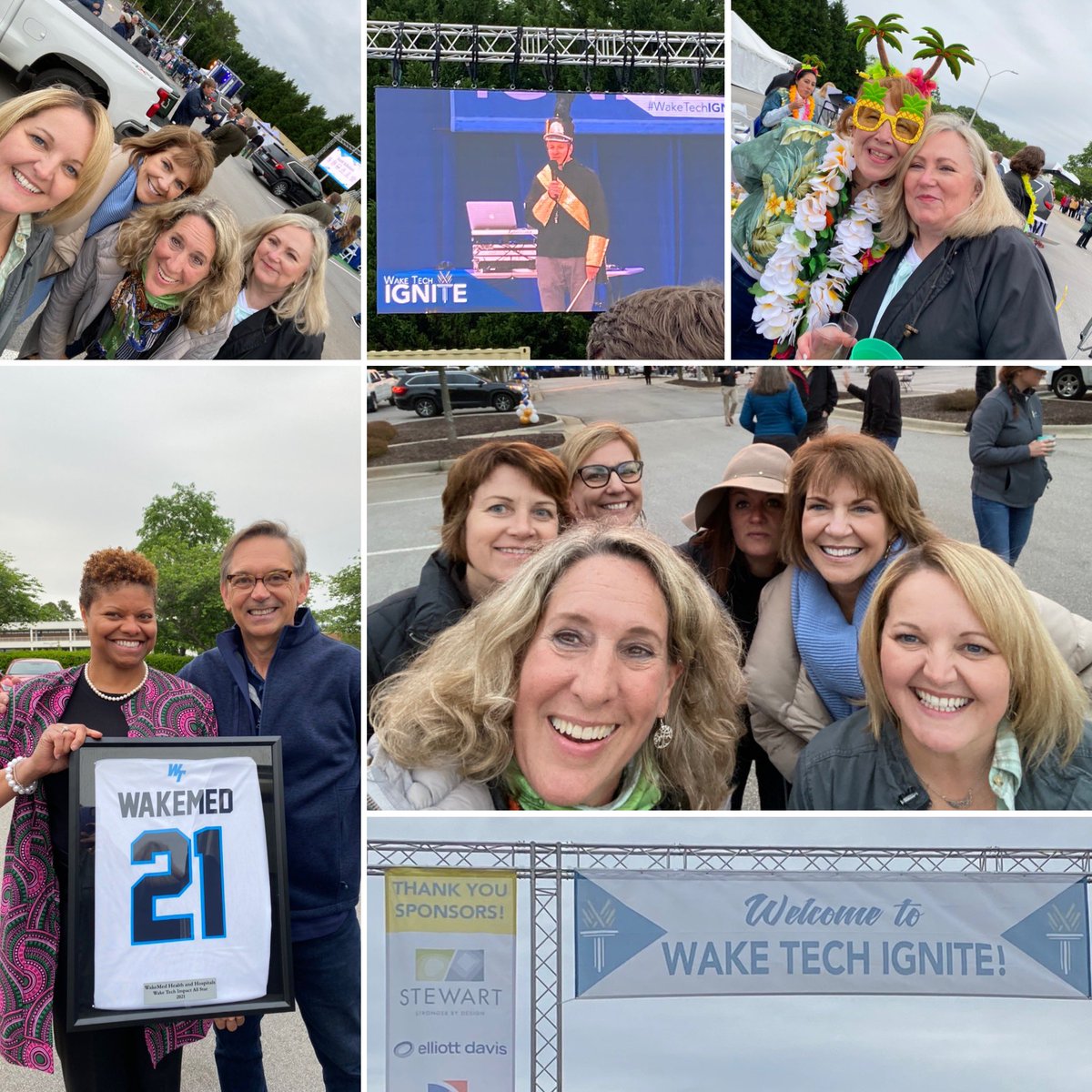 Had a great time <a href="/waketechcc/">Wake Tech</a> Ignite tailgate last night. The skies cleared and didn’t dampen our spirits!! Looking forward to the next one Matt Smith! #waketechignite
