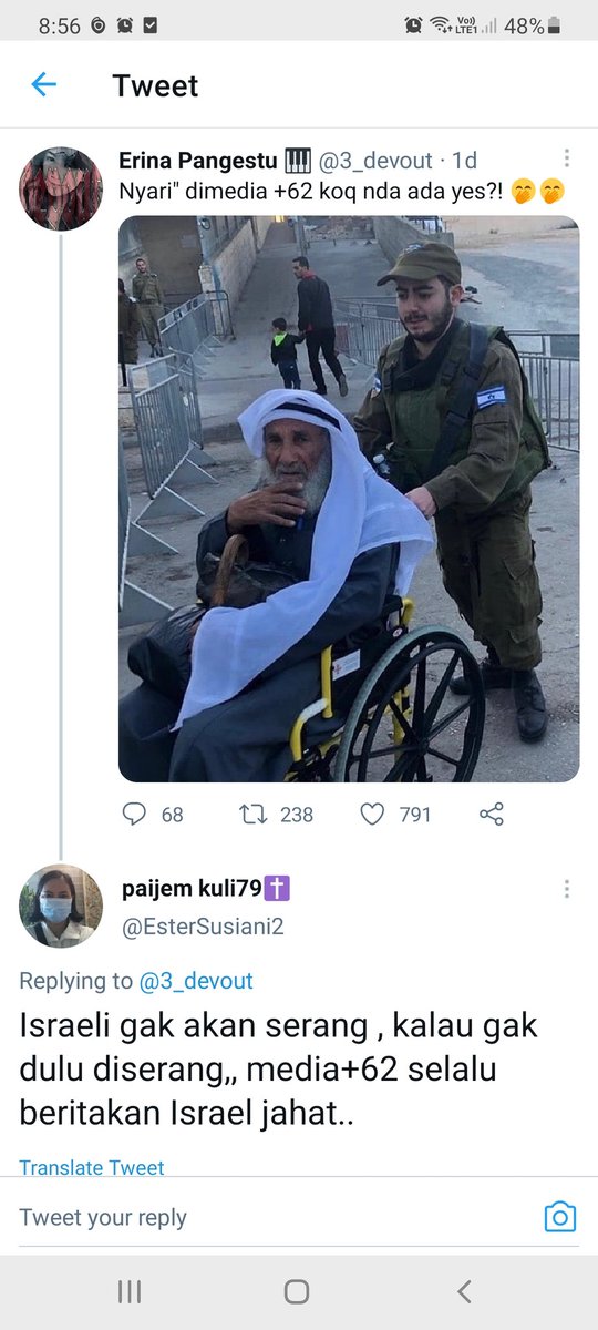 ismailfahmi's tweet photo. Propaganda dan dukungan atau setidaknya simpatisan ke IDF udah banyak sekali di +62. Contohnya bisa dibaca di reply2an postingan ini. 

Narasinya sama persis dg yg disampaikan para pendukung mereka di luar. Logika gampang dibolak-balik.

But where you stand is that matter. https://t.co/jIKt90PHkp