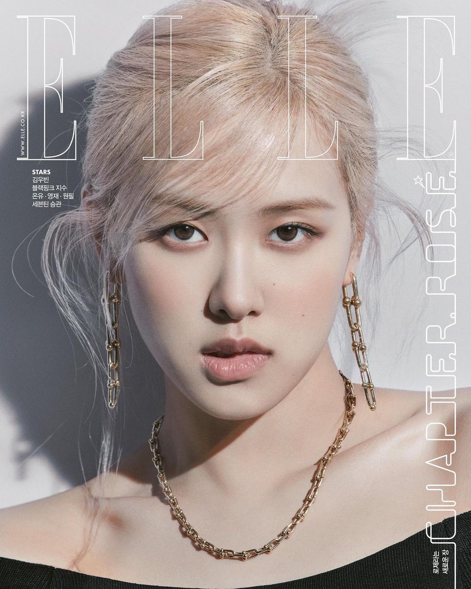 IAMFASHlON's tweet photo. Rosé of Blackpink on the June cover of Elle Korea. 

Photographed by Kim Hee June. https://t.co/9n7JtDrIdG