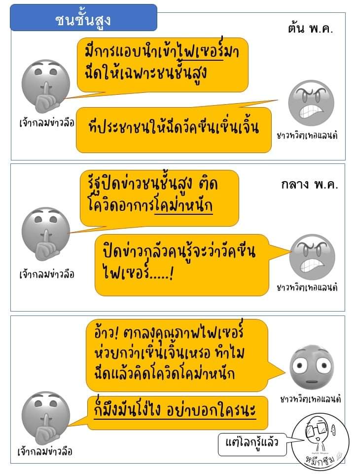iamfrombkk's tweet photo. #Sinovac #vaccine #ข่าวลือ #PfizerVaccine  #Pfizer https://t.co/XGOlbdQSA6