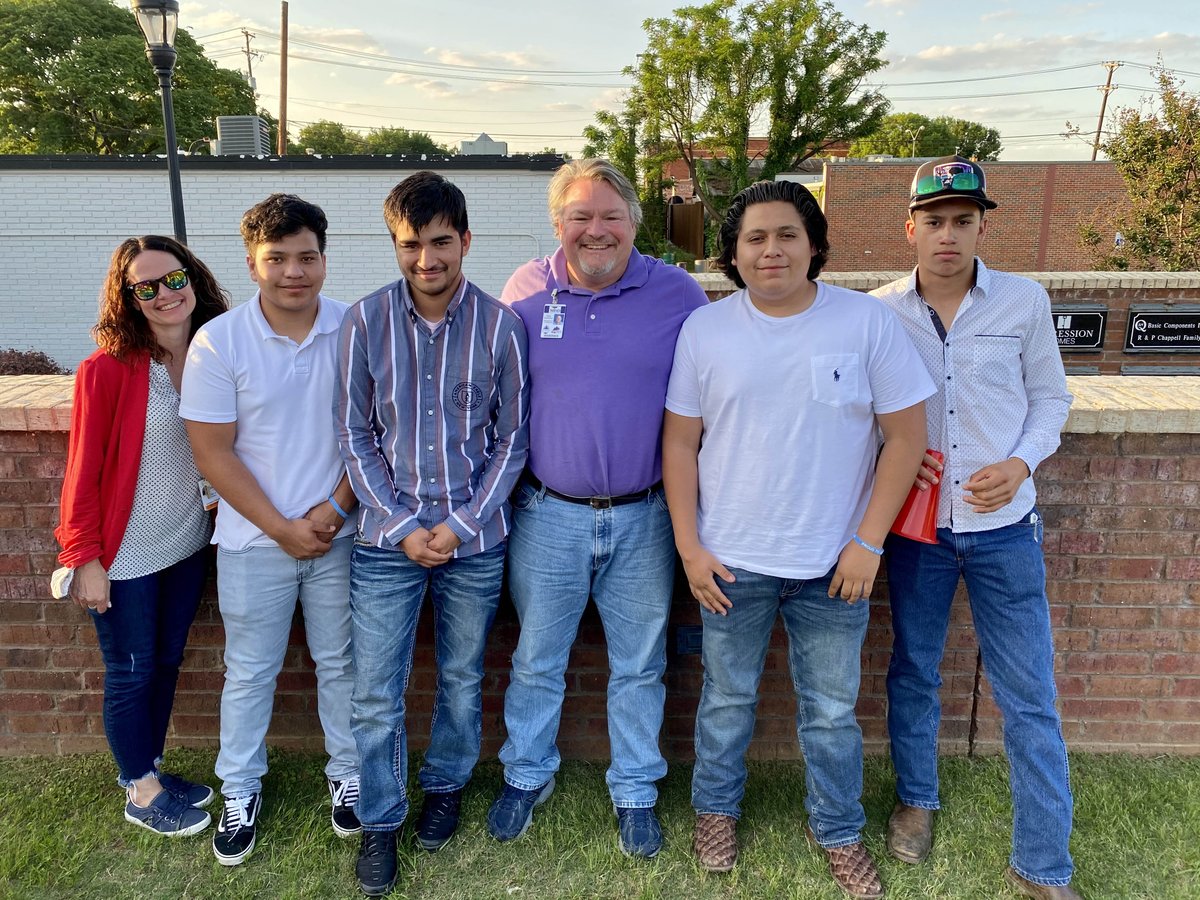 Tonight the City of Mansfield recognized our construction students for their donation of dog houses they built at the President Volunteer Service Awards. So proud of these students and their teacher!
