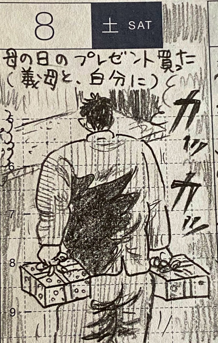 2/2
◯大きな用事は次の週だった
◯母の日のプレゼント購入
◯義母、1回目のワクチン接種無事終了 