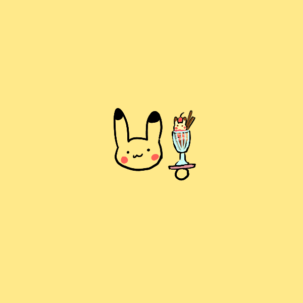 TaosPadX's tweet image. today's chef special is a deliciously sweet strawberry pika parfait topped with a pika shaped scoop of vanilla ice cream!