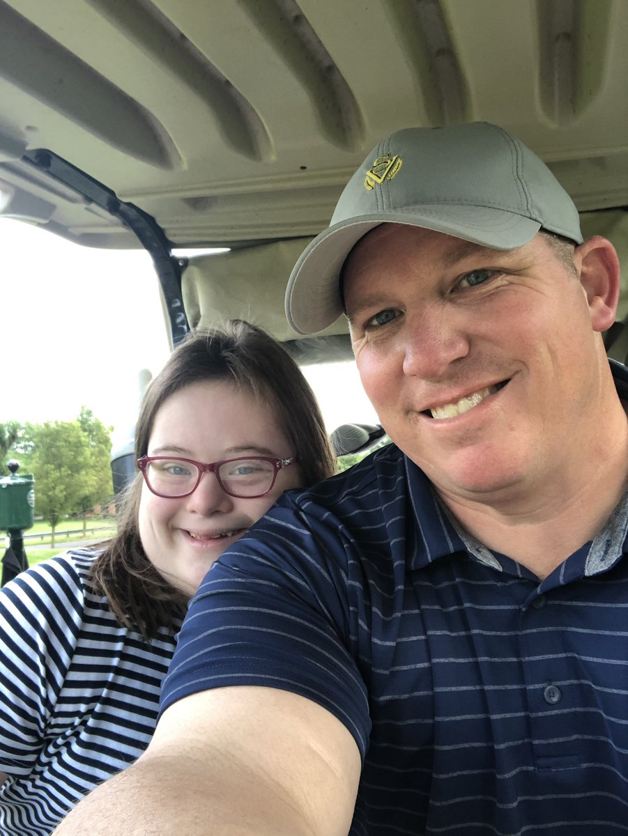 ware44's tweet image. Abbey and I enjoyed some daddy daughter time on the course today @HollyHillsCC .  @AmyGolfsNDances and @IGOTTHISFDN are her inspiration for learning the game. #WeGotThis
