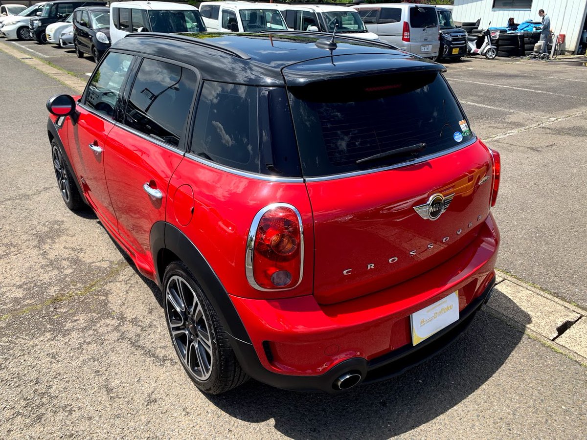daitokucar1's tweet photo. MINIクロスオーバーJCWが入荷しました💁‍♂️
SUVタイプで大きくなってもどこから見てもMINI
何年たっても色あせない魅力たっぷりです🚗
しかもJCWですのでMINIらしい走りも楽しめます✨
色はレッド、2014年式6.8万キロで車両本体価格は179.8万円です‼️
ぜひ見に来て下さい😄 #MINIクロスオーバー https://t.co/R4Uq30Epk5