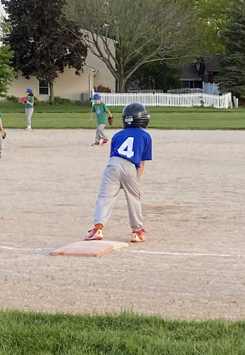 Beautiful evening watching a student’s first baseball game of the season. His enthusiasm was contagious!