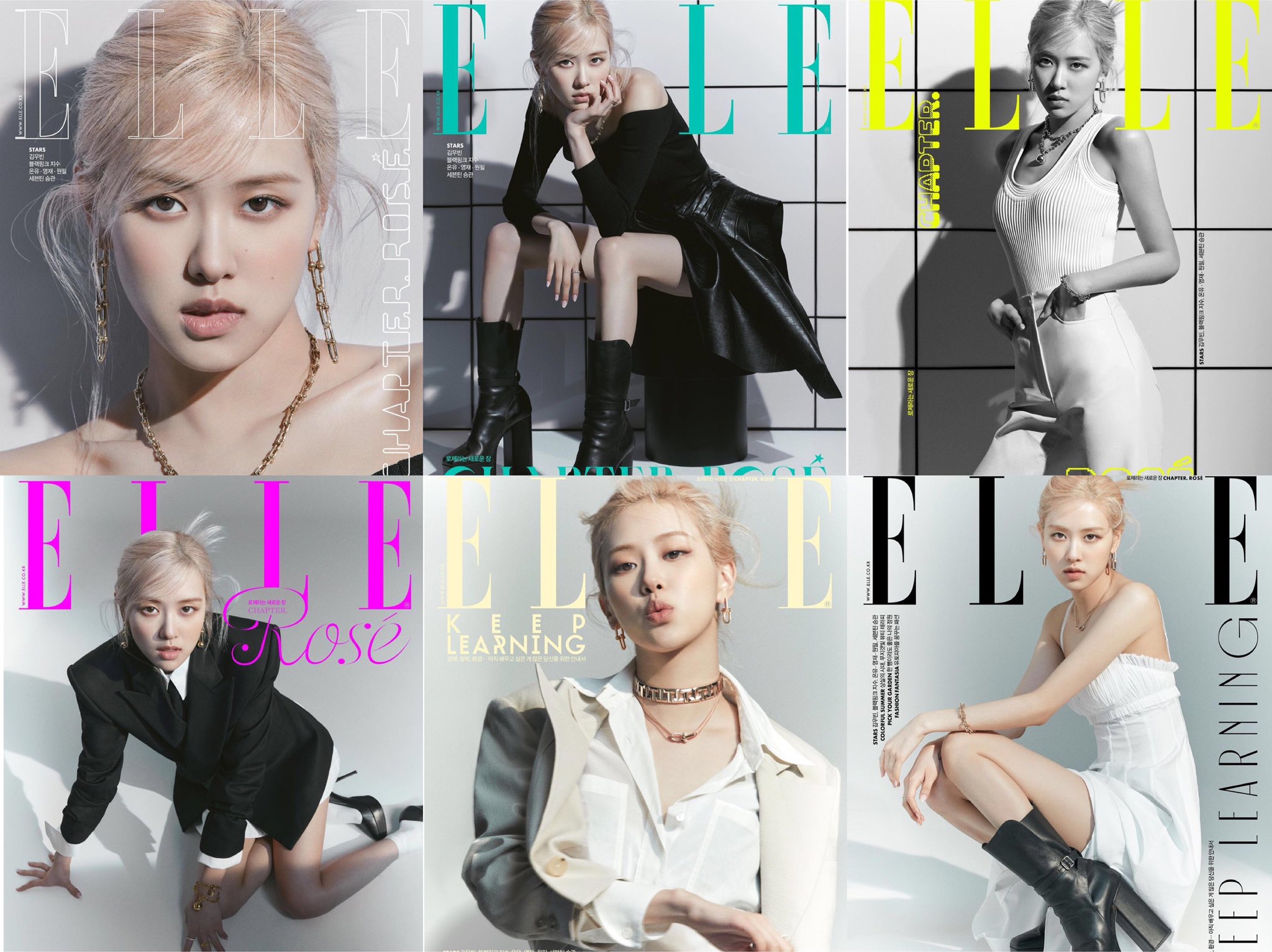 BLACKPINK Rosé for ELLE Korea Magazine June 2021 Issue