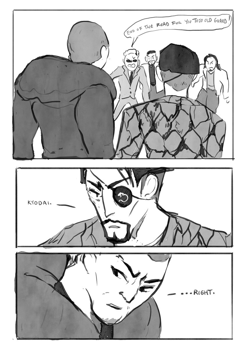 and here's a comic I made before yakuza: like a dragon was out that I didn't realize would be accurate lmao 
