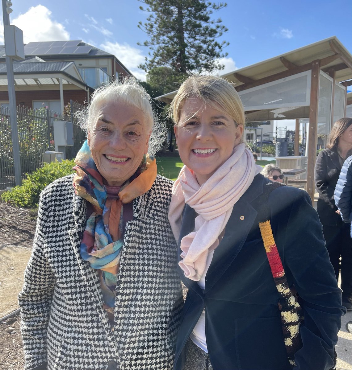 Natasha Stott Despoja (@nstottdespoja) on Twitter photo What a privilege to see the Place of Courage memorial today. My love & thanks to Helen Oxenham who has worked for decades to keep women and children safe, to support survivors and to remember victims of #DV. An emotional morning <a href="/KatrineHildyard/">Katrine Hildyard MP</a> <a href="/mollyfisher4/">Shirley StottDespoja</a> What a privilege to see the Place of Courage memorial today. My love & thanks to Helen Oxenham who has worked for decades to keep women and children safe, to support survivors and to remember victims of #DV. An emotional morning <a href="/KatrineHildyard/">Katrine Hildyard MP</a> <a href="/mollyfisher4/">Shirley StottDespoja</a>