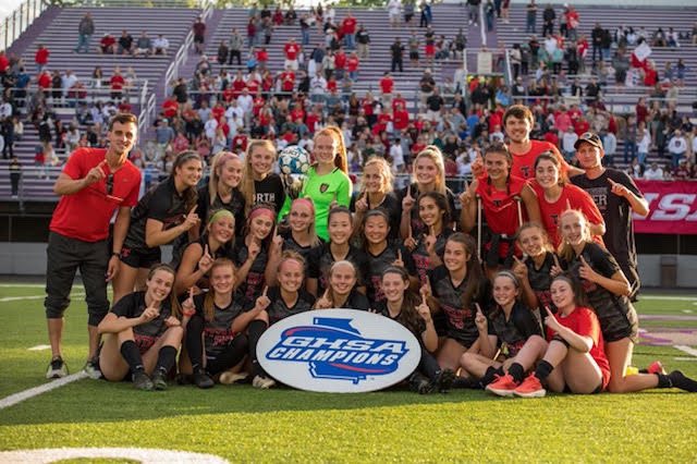These girls are loved. These girls are amazing. These girls are state champs.