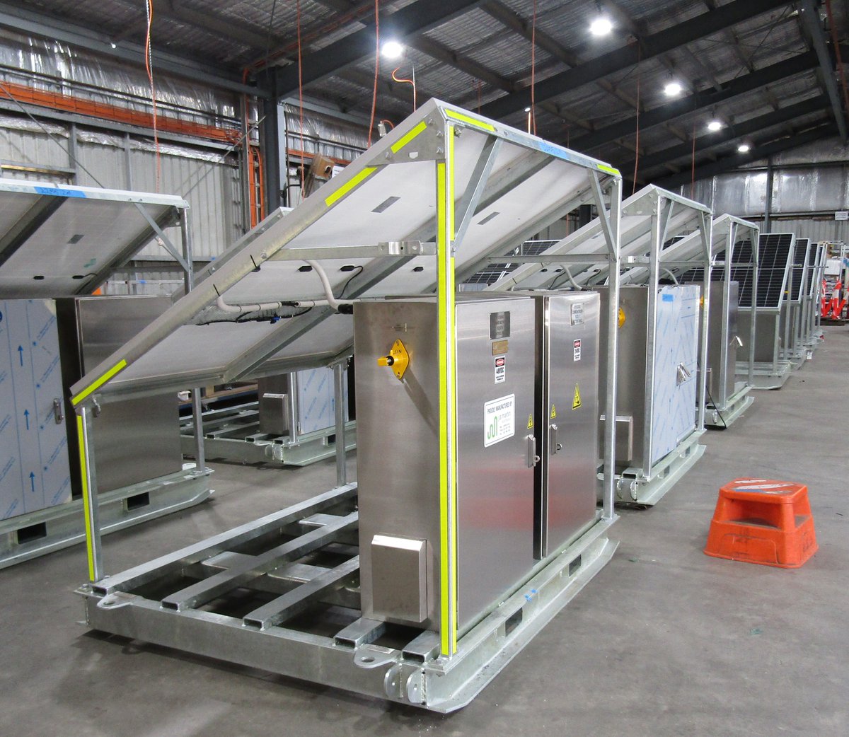 JAM_Electrical's tweet photo. First lot of remote solar stations completed and delivered to site
#solar #teamJAM #australianmanufacturing https://t.co/vAFq29FhvU