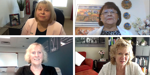 Congratulations to AFL’s 2020 and 2021 #IWD winners @USW1_207 Ivana Niblett @IvanaNibz and @cupelocal474 Luz Jones! AND congratulations to our 2020 and 2021 #MayDay award recipients Nancy Furlong and @HSAAlberta Trudy Thomson! #AFLConvention2021 convention21.afl.org/congratulation…