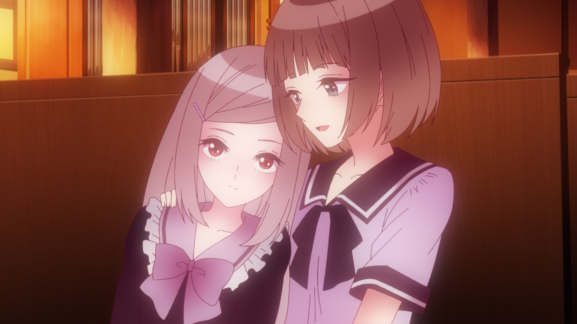 Tvアニメ Blue Reflection Ray 澪 公式 本日 Mbs Tbsにて25 55 Bs Tbsにて26 30 第６話 心に茨を持つ少女 放送 陽桜莉 Cv 石見舞菜香 による予告動画を公開 予告をちゃんと出来るようになるため 特訓中の陽桜莉 みてね