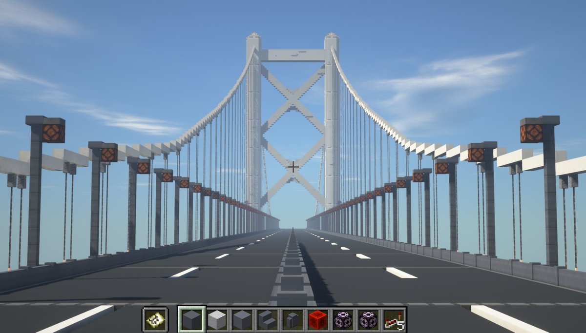 Ddiŋd 軍事部 Dcd 長大橋梁 道路鉄道併用吊り橋 を作ってみました モデル 南備讃瀬戸大橋 主塔高さ 186ｍ 全長 2 3 Minecraft マイクラ マインクラフト 建築勢 Mimo Minecraft橋梁部 T Co Svp3st97t6 Twitter